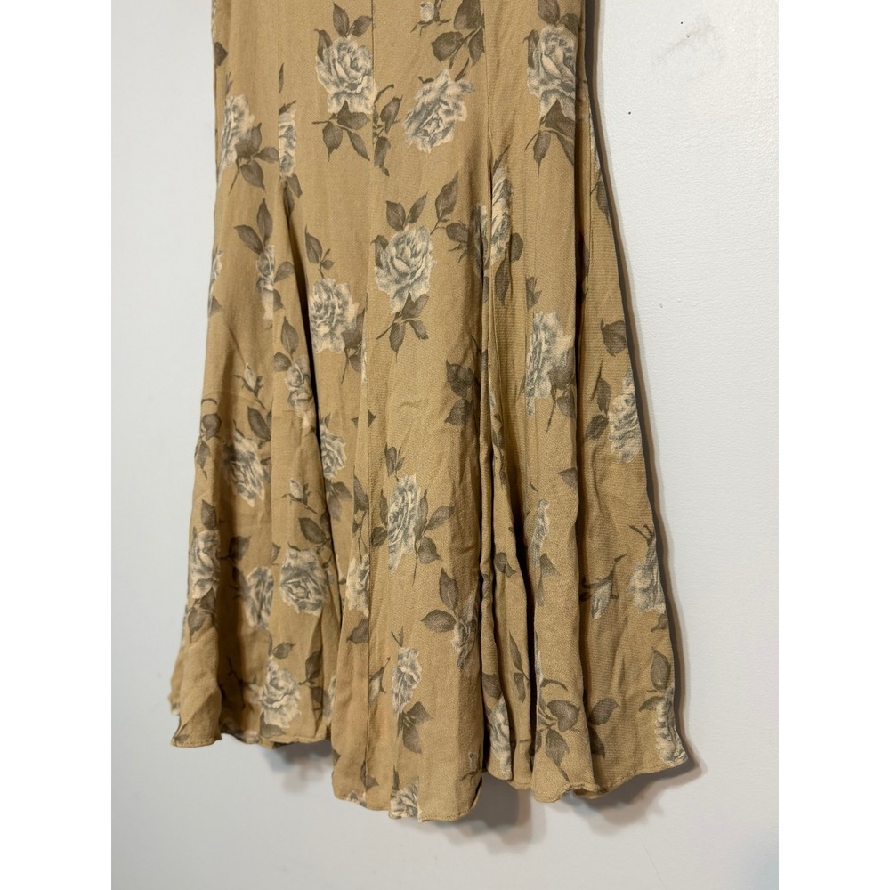 Timeless Romantic Cottagcore Midi Skirt Womens Size 4 Earthy Minimalist Parisian - Picture 3 of 7